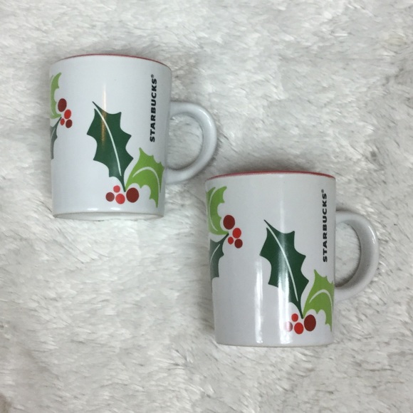 Starbucks holly mugs - Picture 2 of 8
